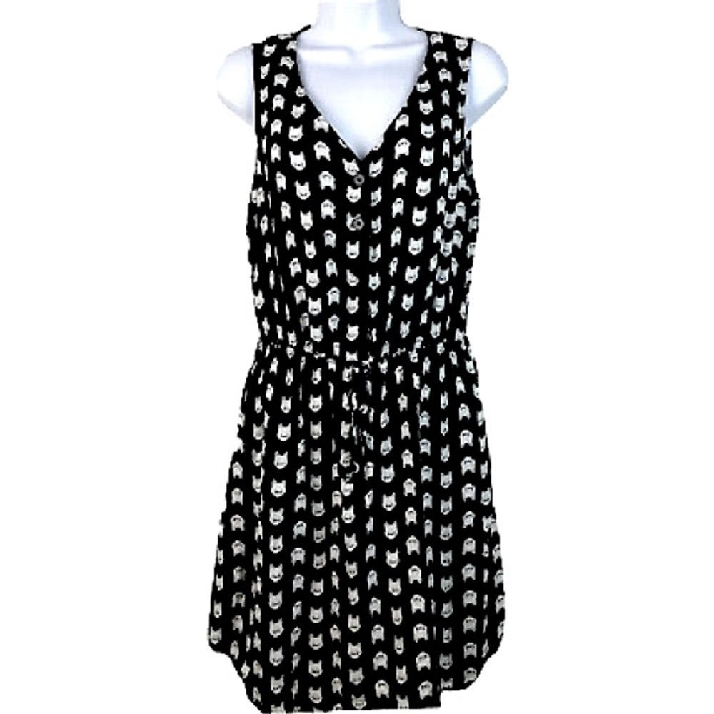 Mimi Chica Cat Dress with Pockets